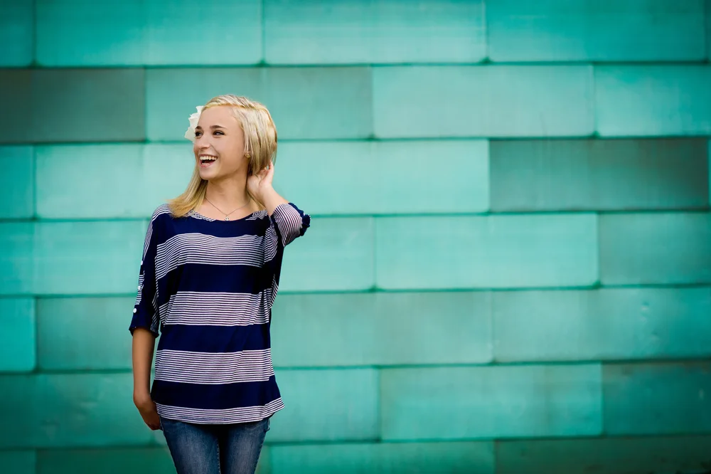 Senior portrait — outdoor lifestyle shoot